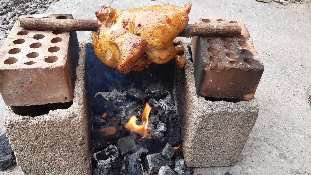 Como preparar pollo a la brasa en casa 😋😱