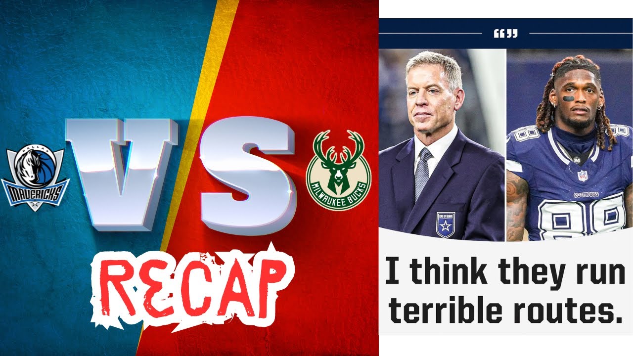 Mavs Take Down Bucks! Preseason Victory Recap | Troy Aikman Sounds Off on Cowboys' Struggles