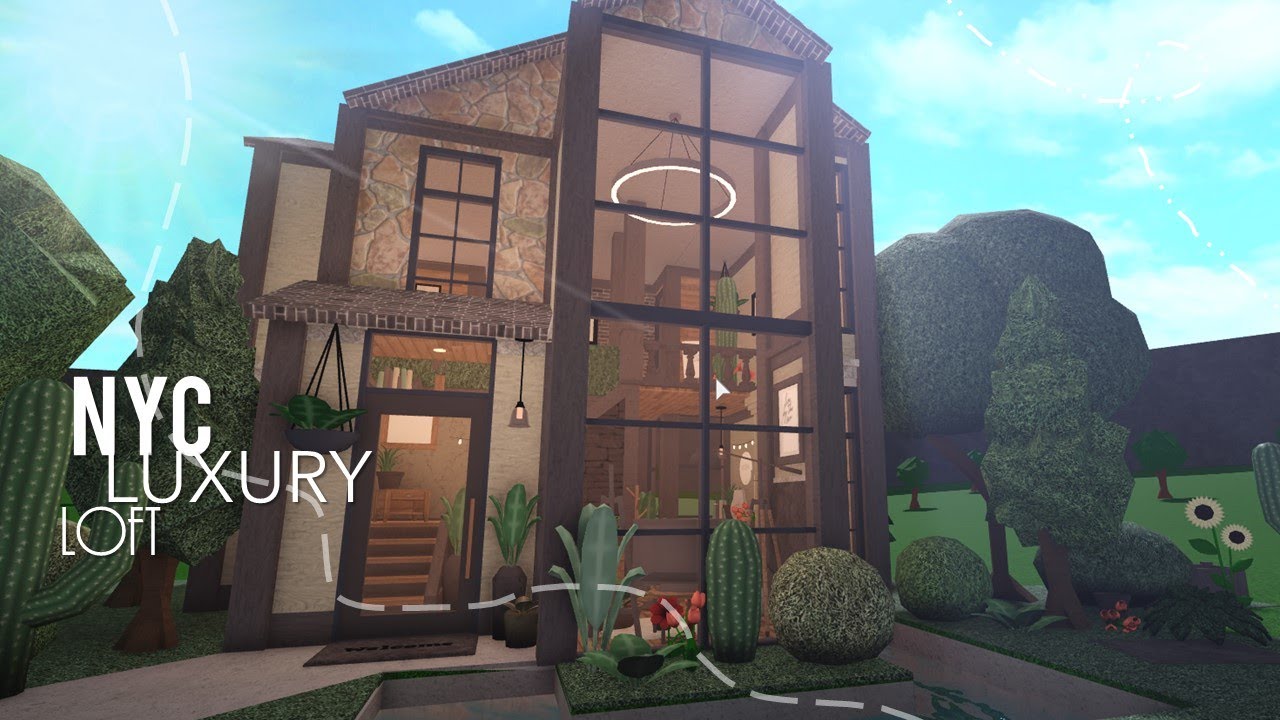 BLOXBURG: NYC luxury loft 59k l tour + speedbuild ♡