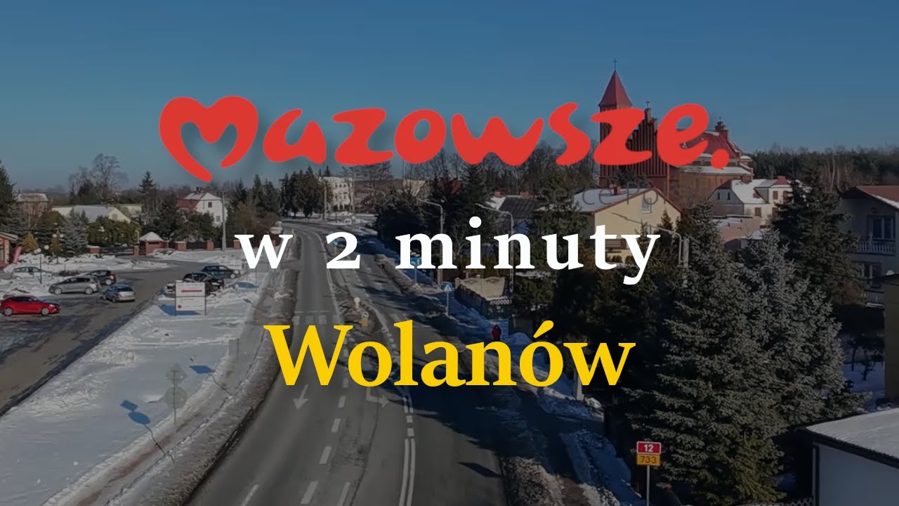 Wolan&oacute;w i Zalew Domaniowski z lotu ptaka | Mazowsze w 2 minuty