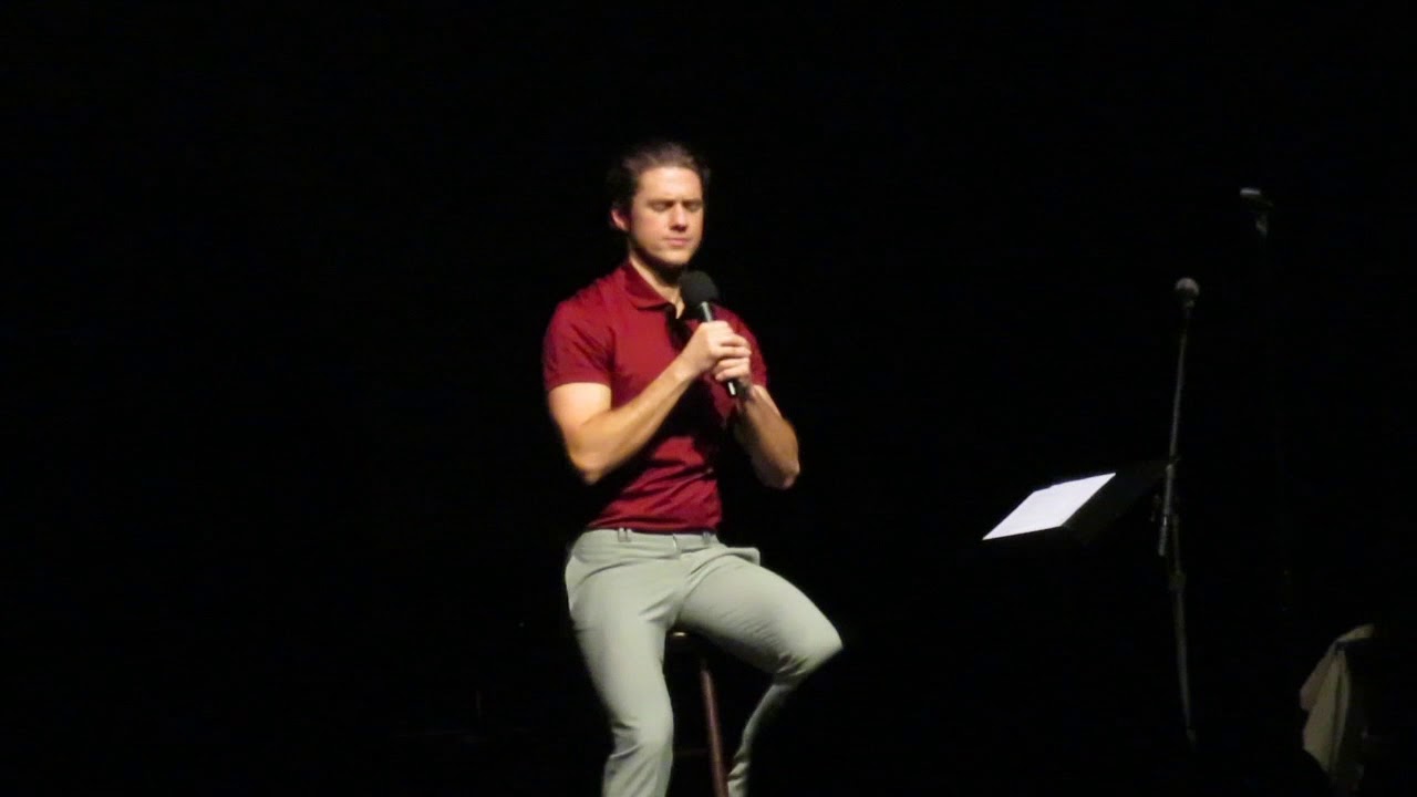 Aaron Tveit - Les Mis attempts - Wolf Trap Jan 27 2018