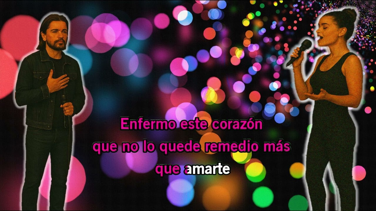 Karaoke Fotografía Juanes y Nelly Furtado (versión para hombre)