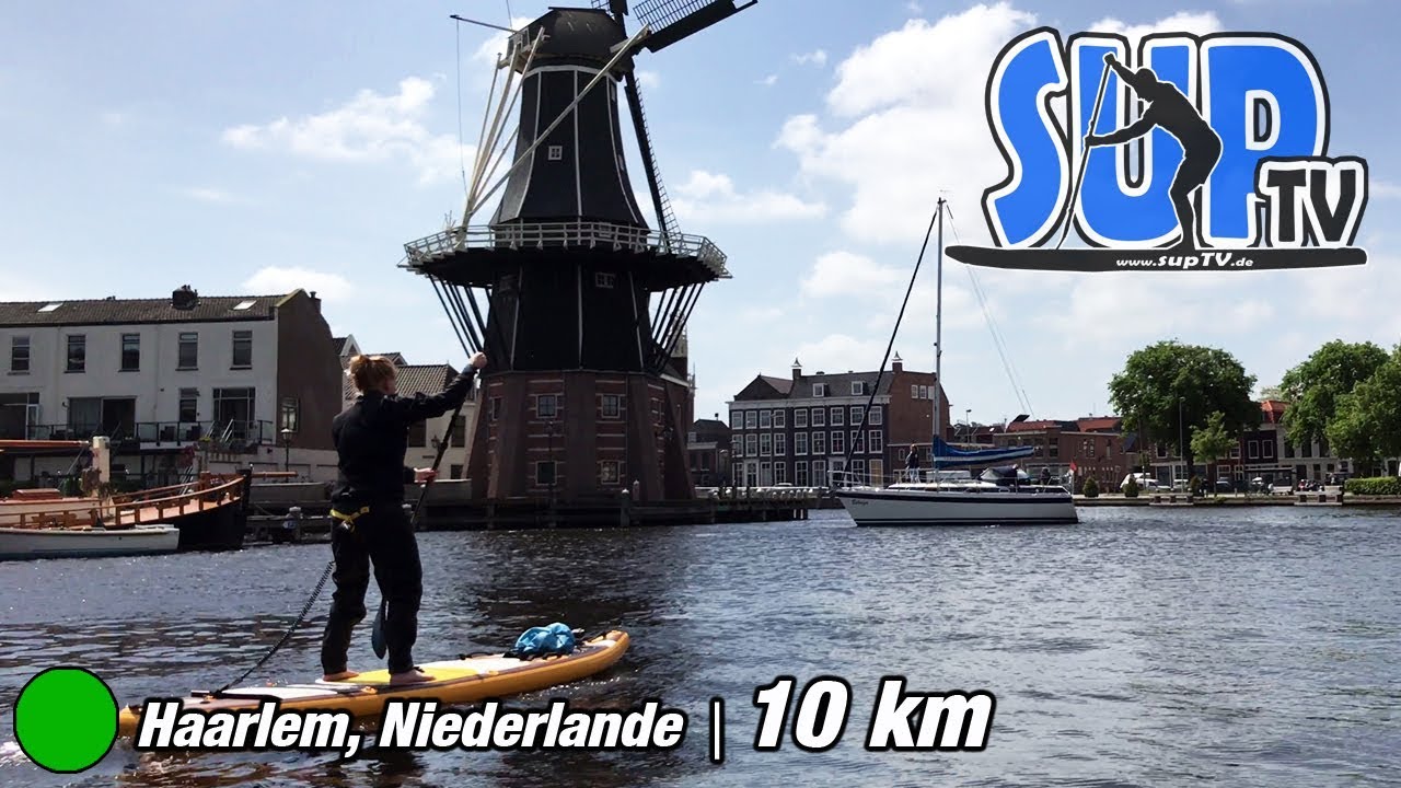 Haarlem City-Tour: SUP Tour durch die Grachten der holländischen Stadt // Stand Up Paddling // 10 km