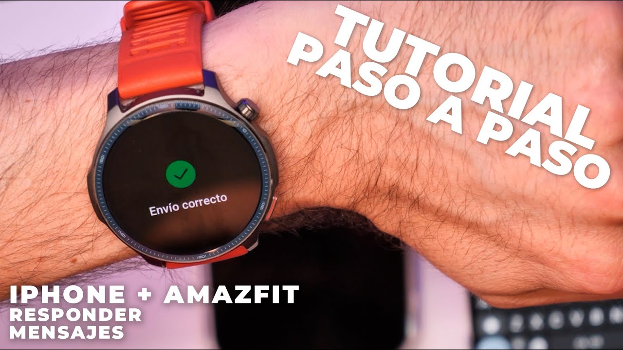 iPhone 📲 Responde Mensajes con un RELOJ AMAZFIT ⌚ Tutorial paso a paso