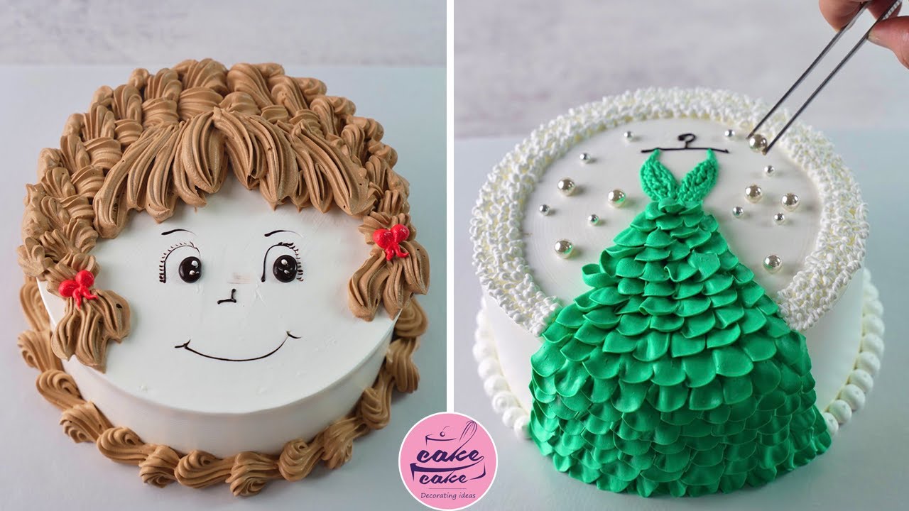 Girl's Favorite Blue Dress on Birthday | Amazing Cake Decorating Ideas Like A Pro