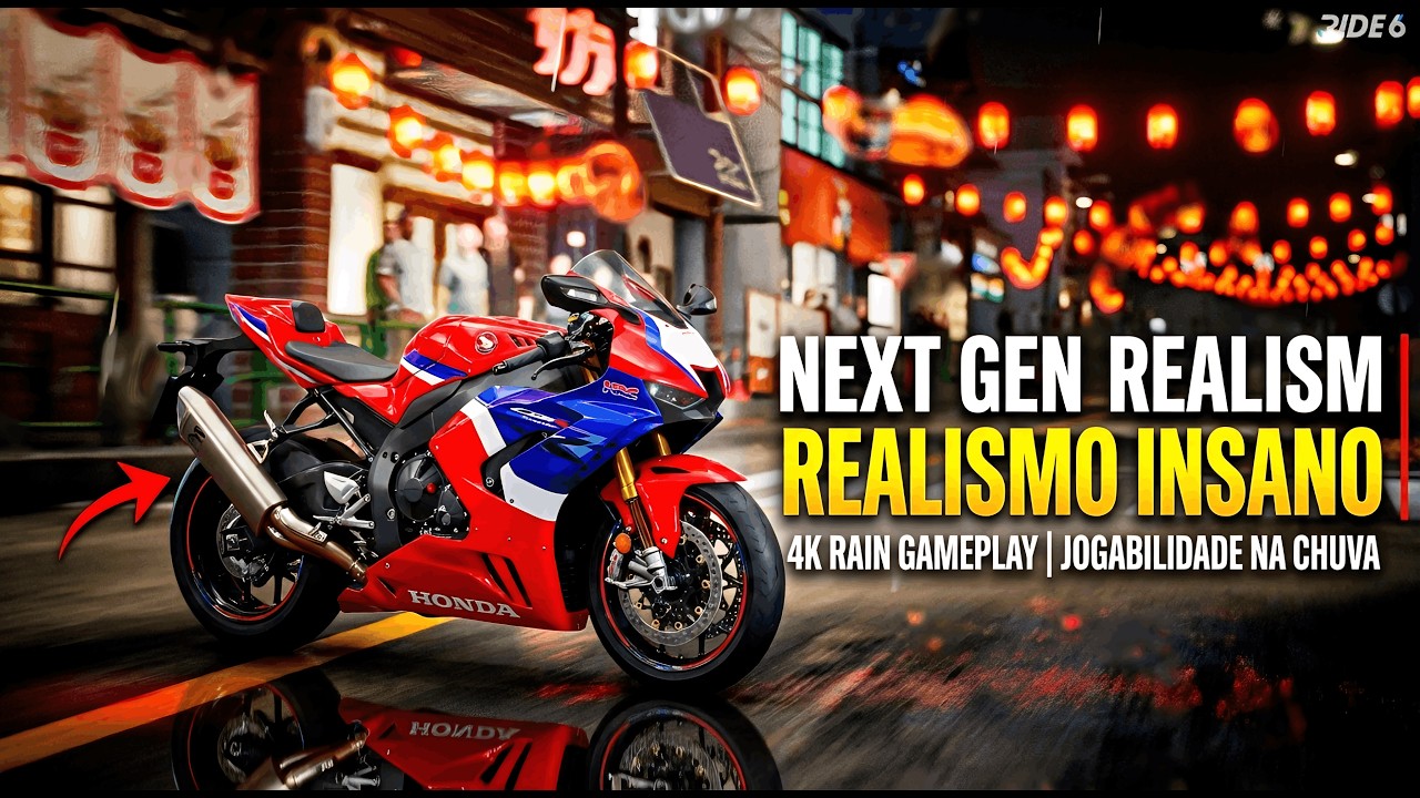 RIDE 6 Gameplay: First Look at Honda Fireblade 2024 (4K 60FPS) | Primeiras Impressões