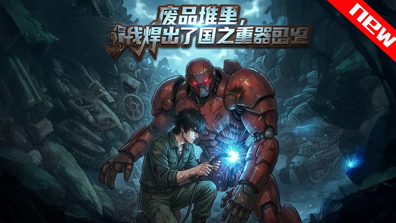 💕💕《废品堆里，我焊出了国之重器》负债焊工手搓核聚变机甲，从废品到无双国士逆袭碾压一切！#追光动漫社 #穿越 #動漫