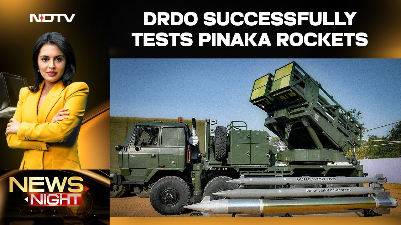 Pinaka Rockets Launch | DRDO Successfully Tests 120-km Strike Range Pinaka Rockets
