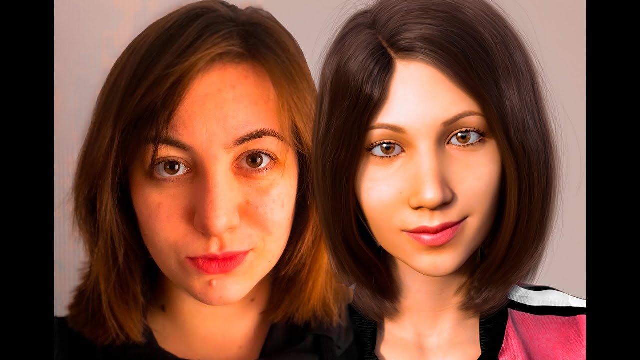 Daz Studio 3D FaceGen урок