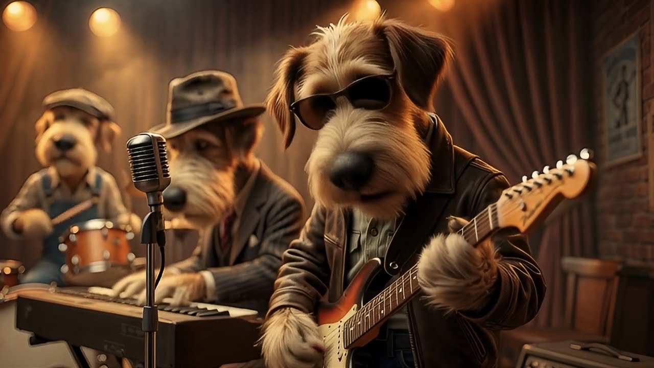 Romantic Blues - Relaxing Soft Blues Music - Dog Blues - Blues Club Jam
