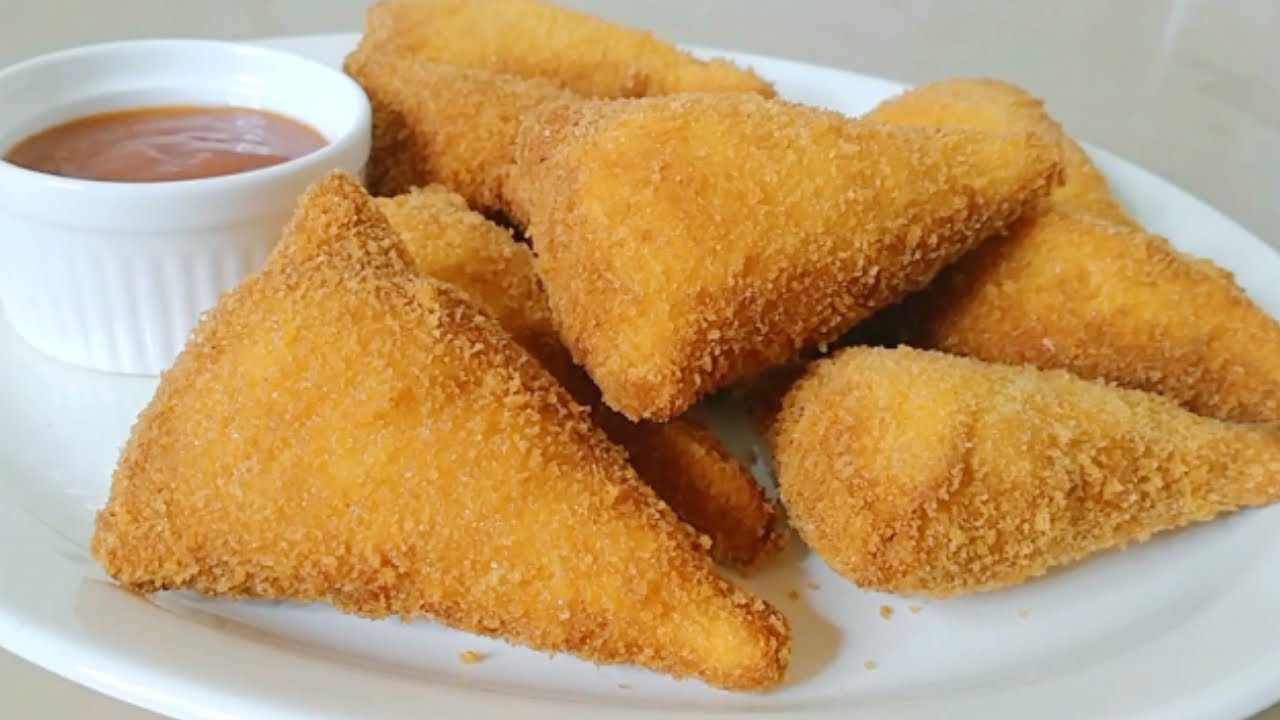 Chicken Bread Cone Recipe | Tandoori Bread Cone Samosa | Ramadan Special Recipe