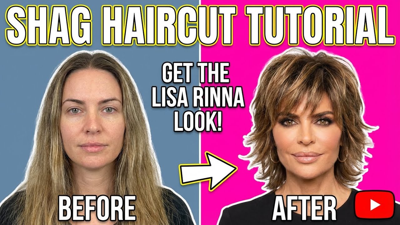 I Recreated the Iconic Lisa Rinna Shag Haircut