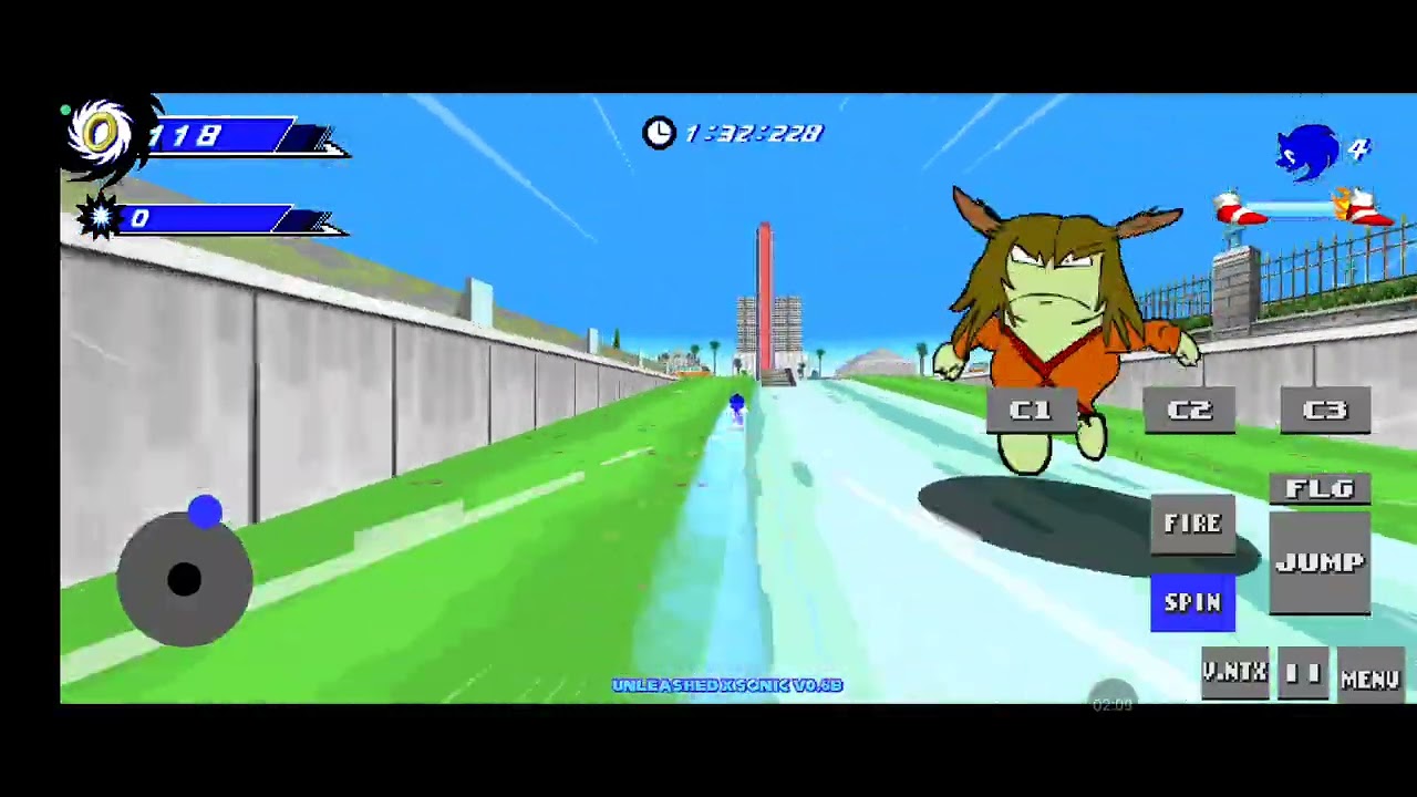 Unleashedxsonic vs SAM SPEED