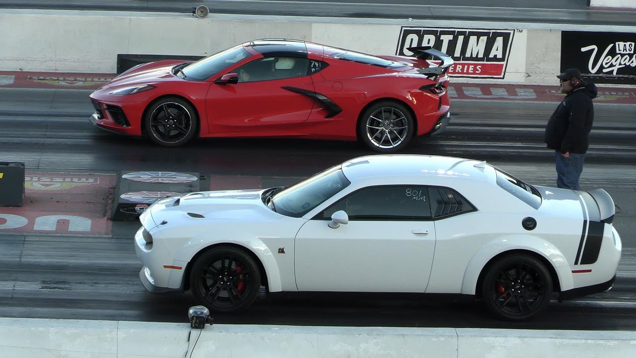 C8 Corvette vs Dodge Challenger Scat Pack