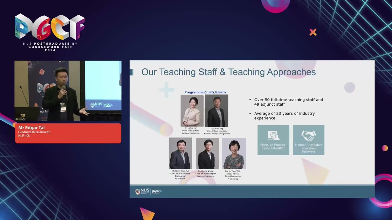 Master of Technology Programmes at NUS ISS