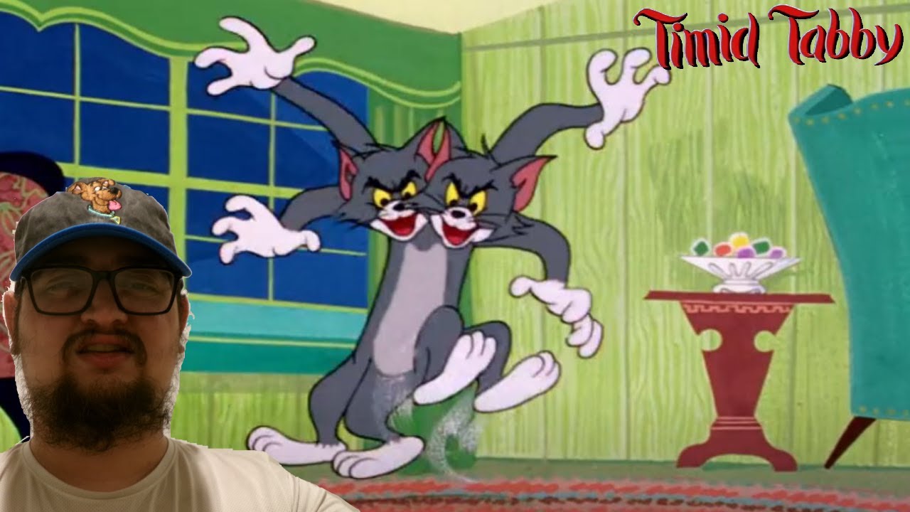 Tom & Jerry : Timid Tabby (1957) – Rewatch: Can Tom Help His Nervous Cousin George Face Jerry?