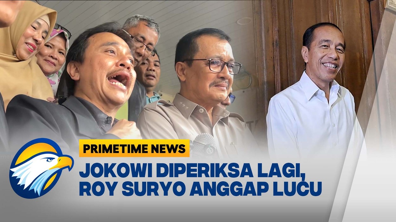 Jokowi Diperiksa Lagi, Roy Suryo Anggap Lucu - [Primetime News]