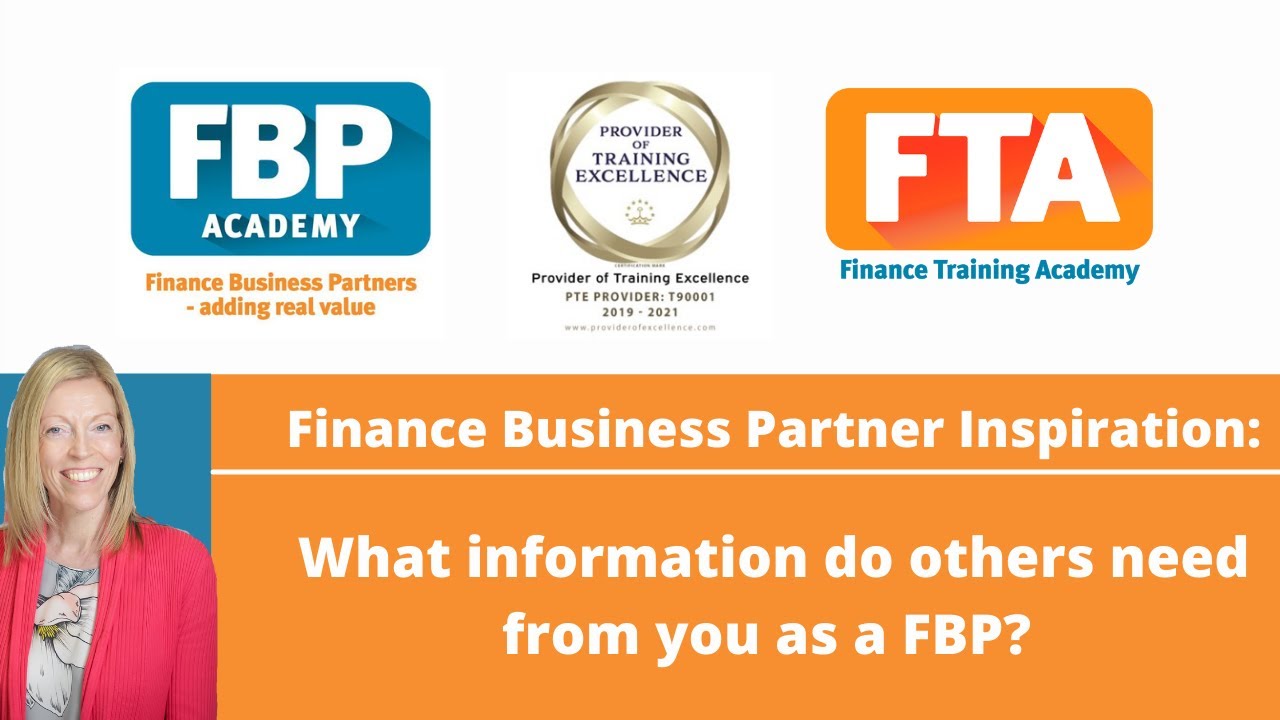 What information do others need from you as a FBP?
