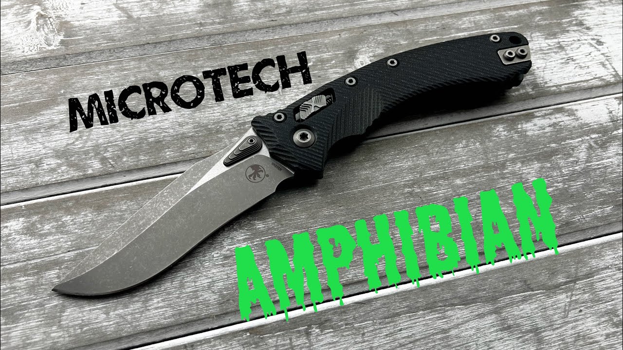 Microtech Amphibian! Огромный и крутой здоровяк!