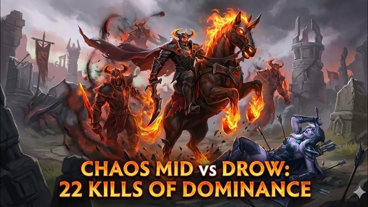 Чаос против дровке. 22 килов 💀 и уничтоженный мид #дота2 #топ #шортс #uzbekistan #dota2 #титандота2 