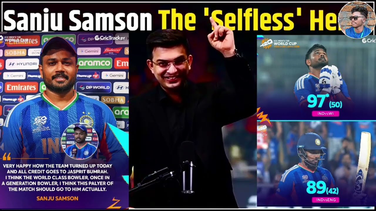 Sanju Samson The 'Selfless ' Hero 💥🏏|| Sanju Samson Ko 2026 T20 World Cup Ka Hero Mana Jay Ga 🏏💥 ||