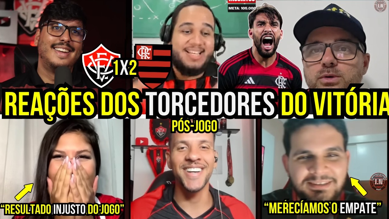 REAÇÕES DOS TORCEDORES DO VITÓRIA ANTES ENFRENTAR o FLAMENGO | REAÇÕES DA MÍDIA BAIANA | PRÉ-JOGO