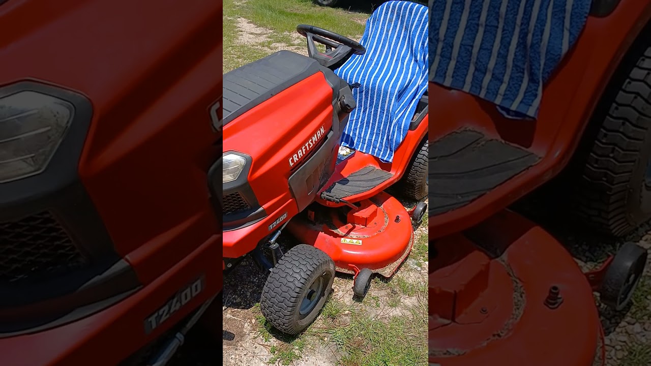 Deck belt replacement 2022 Craftsman T2400 46in deck riding mower