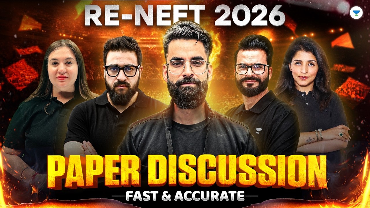 RE-NEET 2026 Paper Discussion 🔥| Complete Detailed Analysis