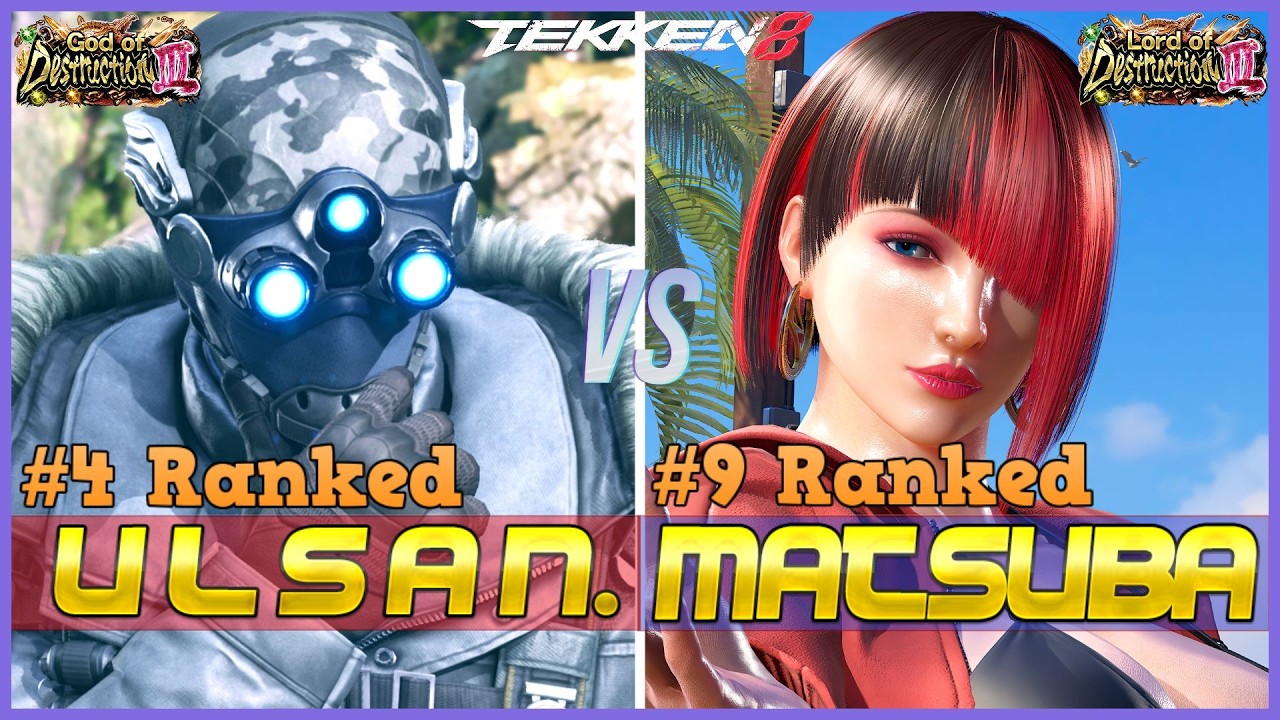 T8 ▰ ULSAN (#4 Ranked Dragunov) Vs MATSUBA (#9 Ranked Anna) ▰ Tekken 8 High Level Gameplay