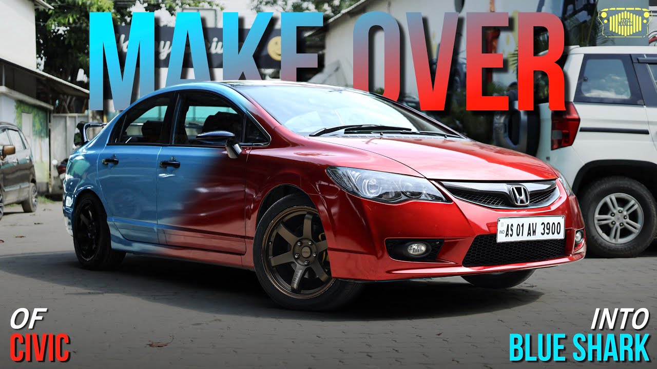 2011 Honda Civic Fully Restored | Full Body Makeover + Headlight & Tail Light Upgrade 🔥