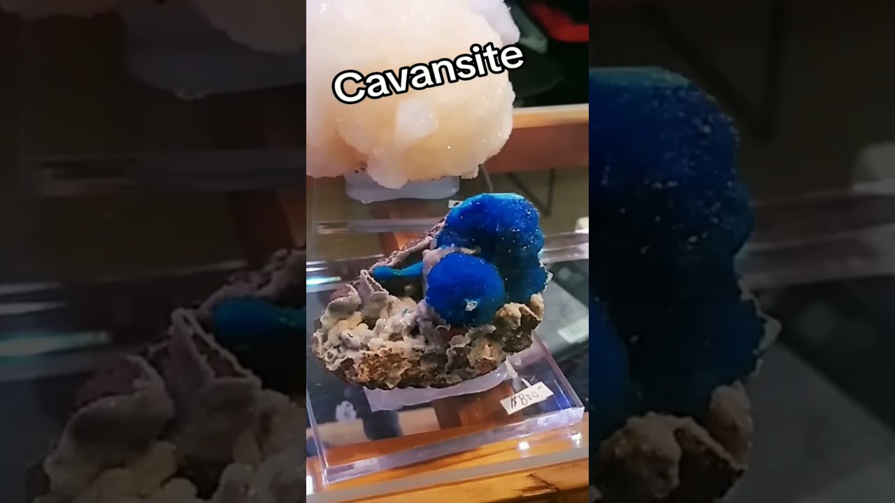 Cavansite: Blue. All of the Blue. An Overwhelming Amount of Blue. #crystals #gems #nature #science