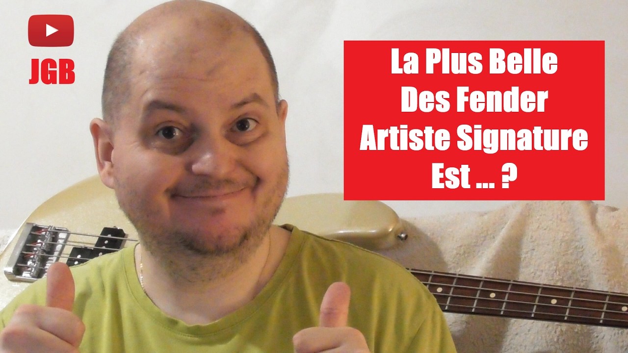 ✅ Enfin Une fender Basse Signature Bien pensée ❗️ ❗️ ❗️