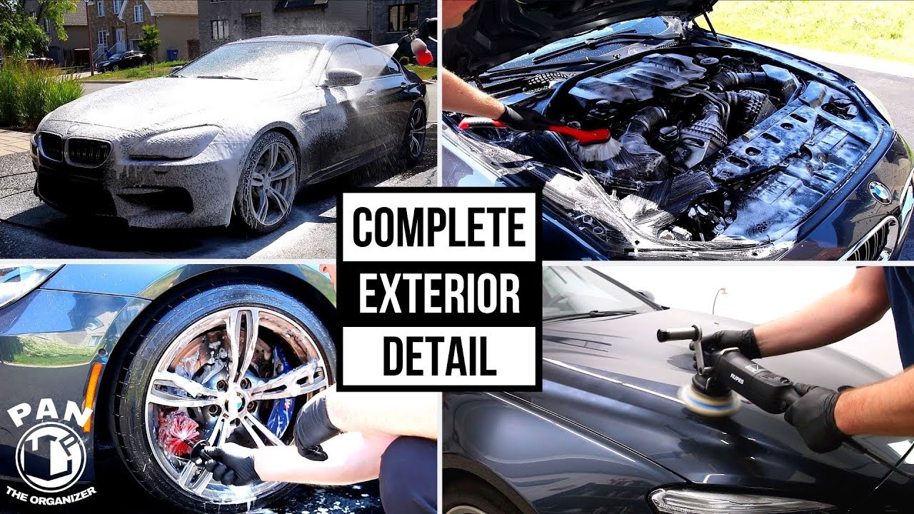 CLEANING AND DETAILING AN EXPENSIVE CAR !!  COMPLETE DEEP CLEANING !!