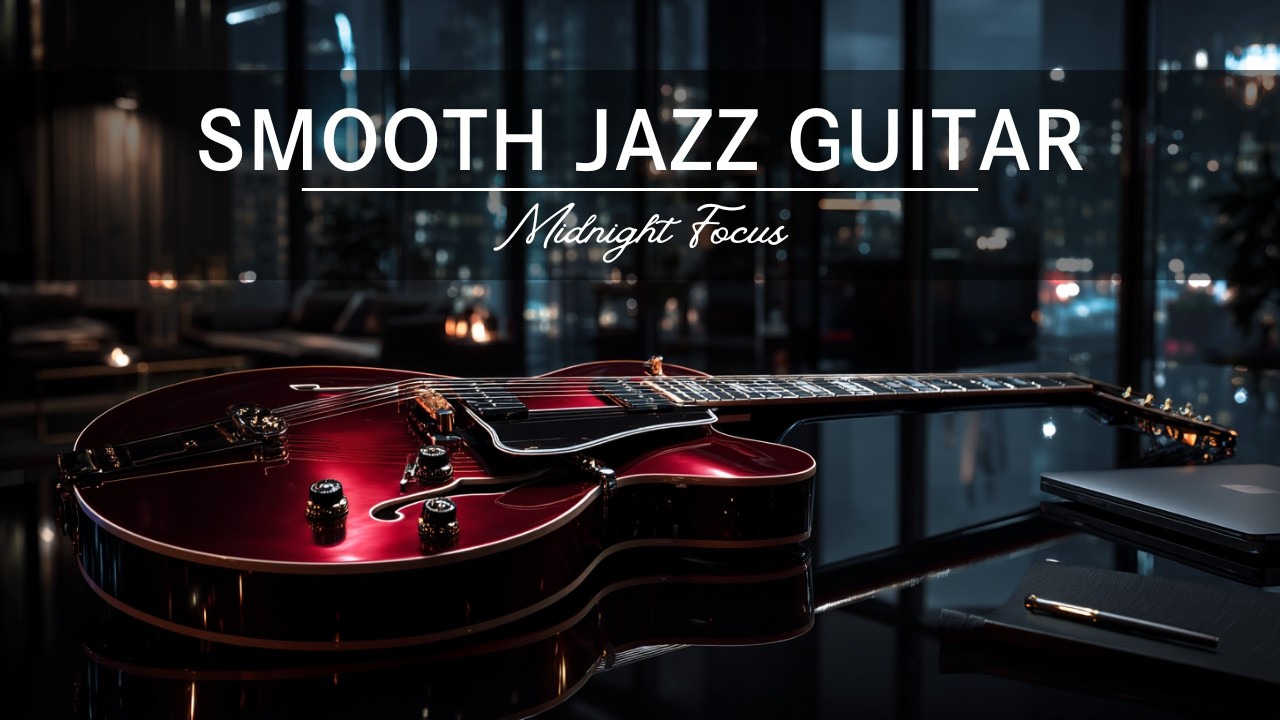 Deep Work Session - 2 Hour Smooth Midnight Jazz Guitar (72 BPM Focus Music)