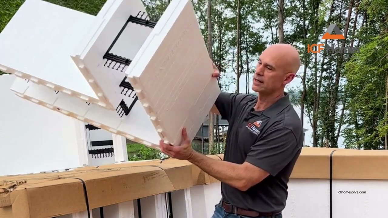Show and tell with insulated concrete forms with Builder Dave of ICF Homes of Virginia