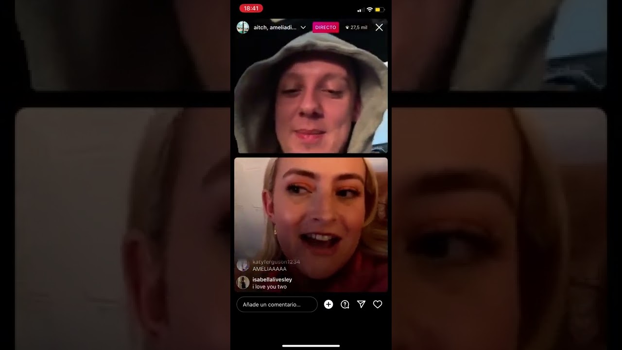 Amelia and Aitch flirting for 8 minutes straight live
