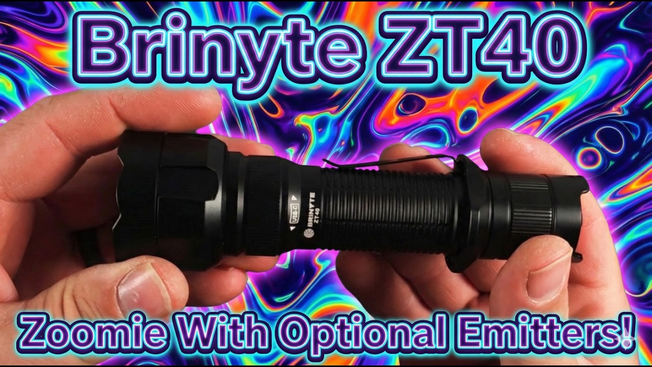 Brinyte ZT40 - Zoomie With Optional Emitters FTW!
