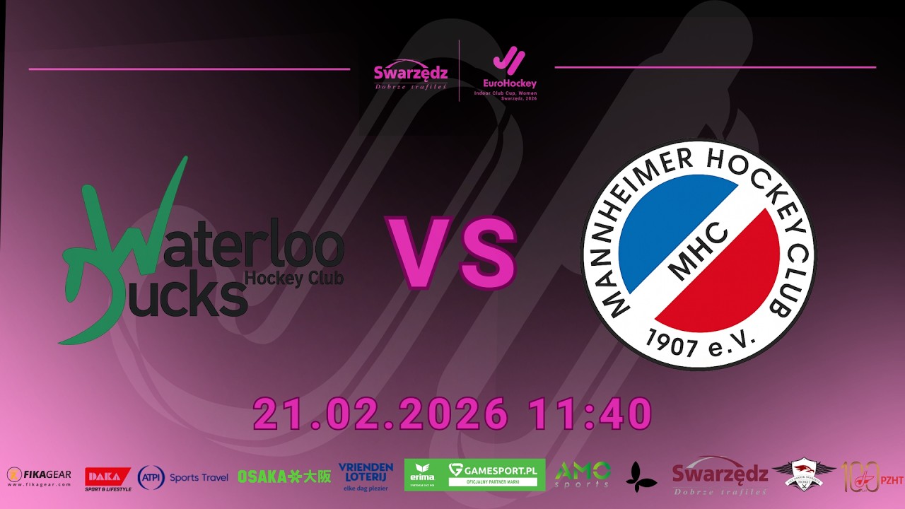 Waterloo Ducks HC - Mannheimer HC | EuroHockey Indoor Club Cup Women 2026