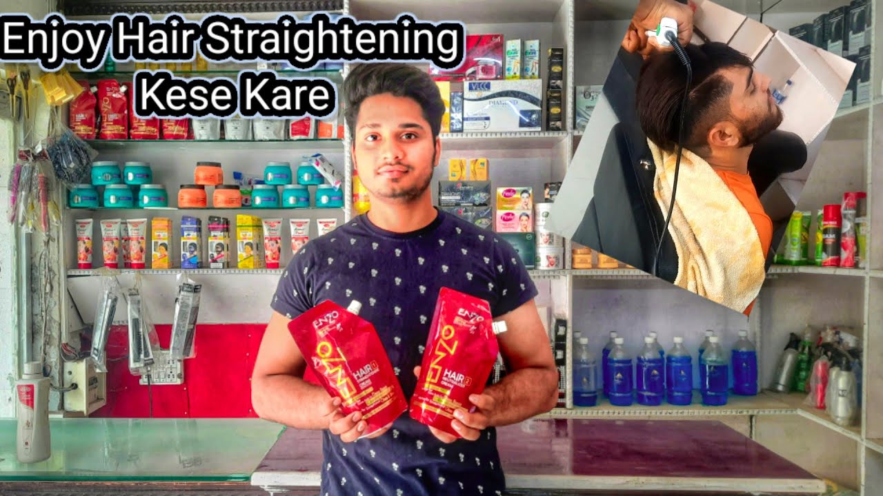 Enzo  hair straightening cream kaise karen #1care #string #enzo