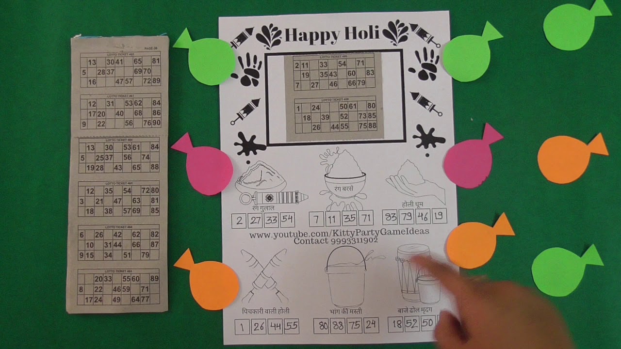 Free Holi/ Faag Utsav Tambola Housie|Kitty Party Game Ideas|Ladies Kitty Party Games|Prachi GameIdea