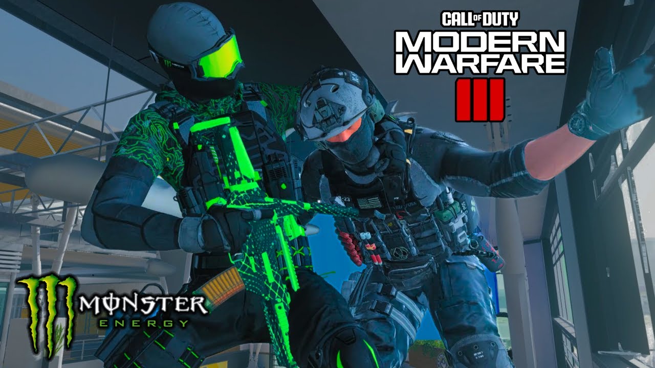 MW3 BBQ Operator THE BEAST(MONSTER ENERGY) Skin With Finishing Move |Call of Duty:Modern Warfare III