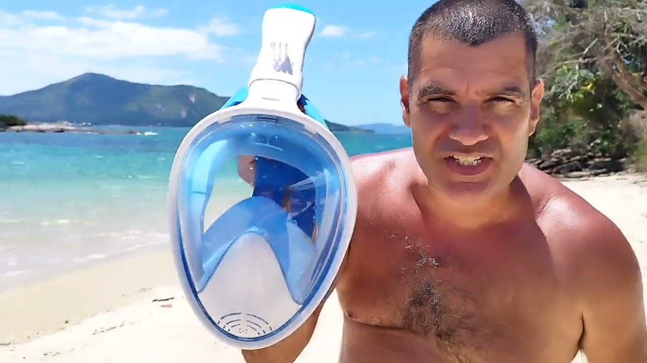 Máscara de Mergulho comprada no Aliexpress