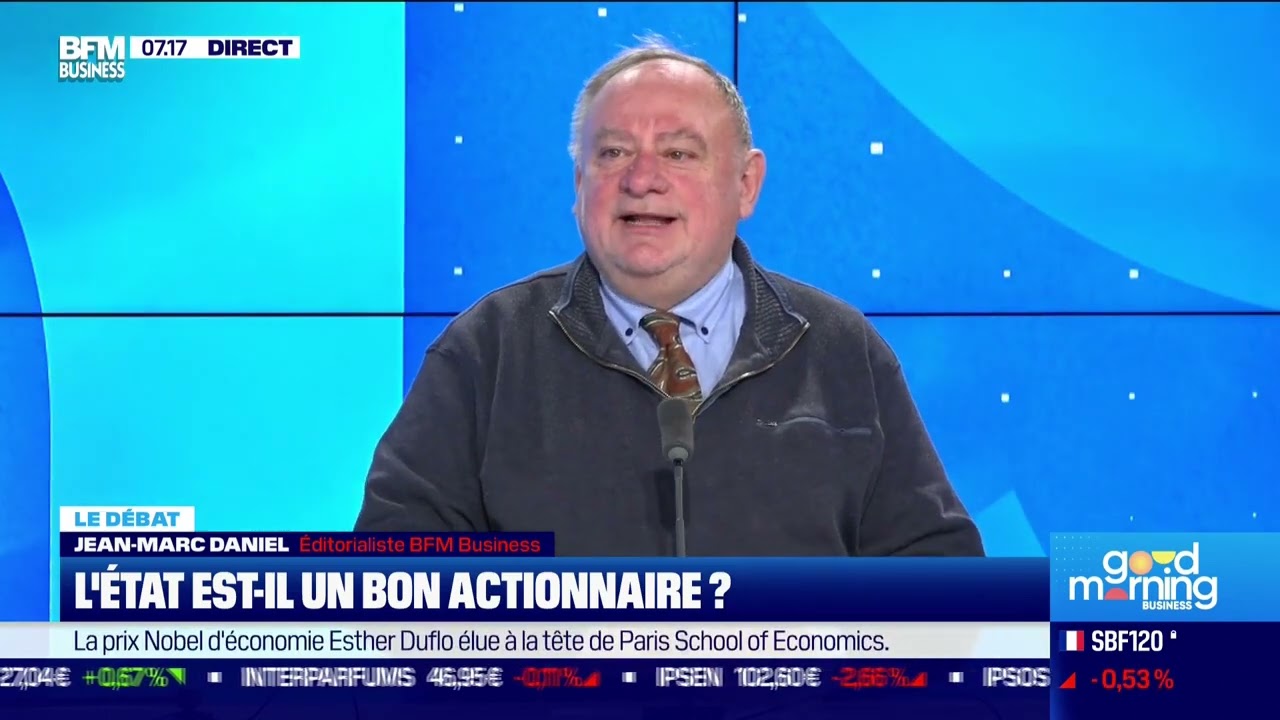 Nicolas Doze face à Jean-Marc Daniel : L'Etat est-il un bon actionnaire ?