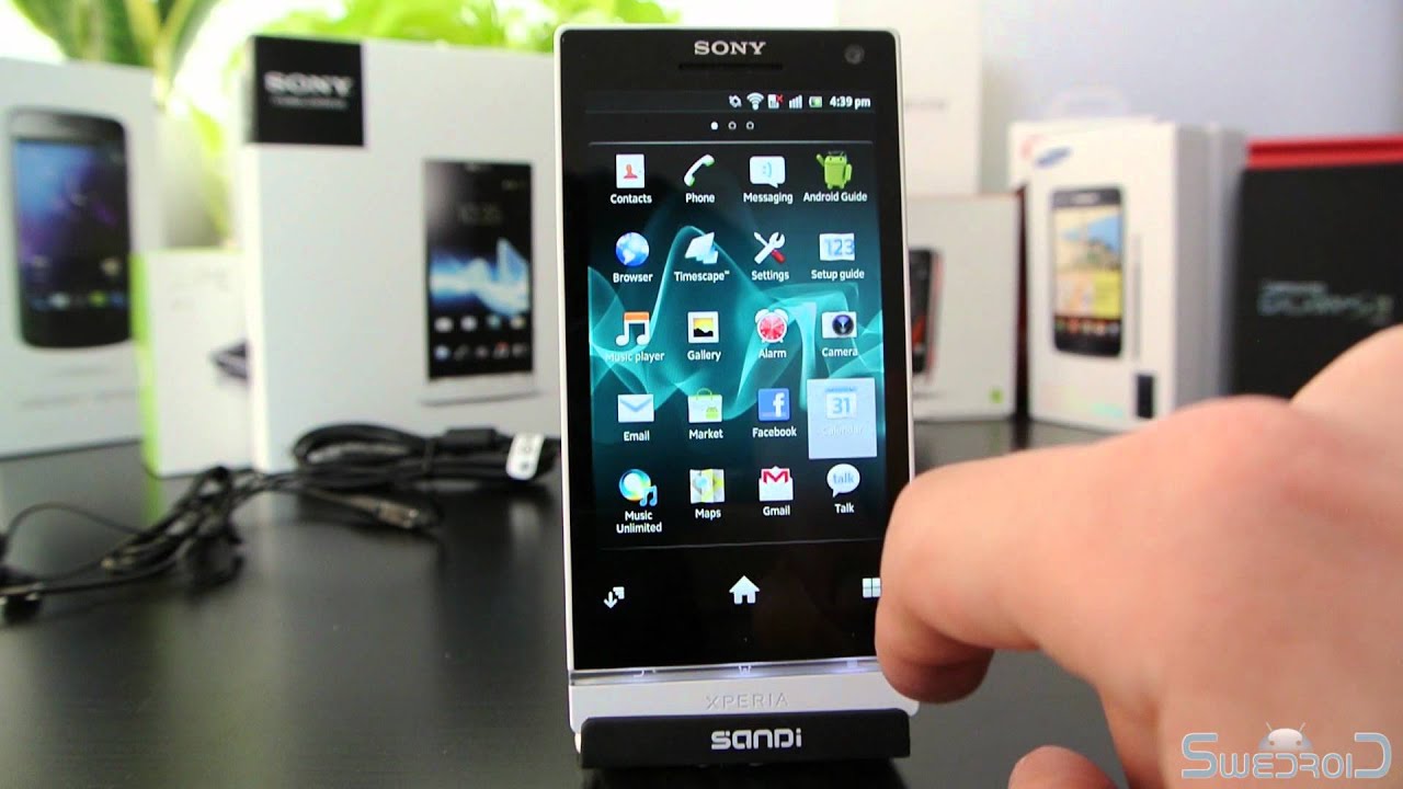 Sony Xperia S unboxing and UI preview with focus on responsiveness/performance