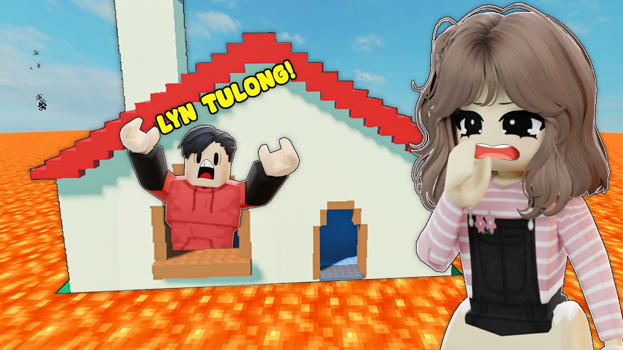 RUN! THE FLOOR IS LAVA in ROBLOX! (Tagalog)