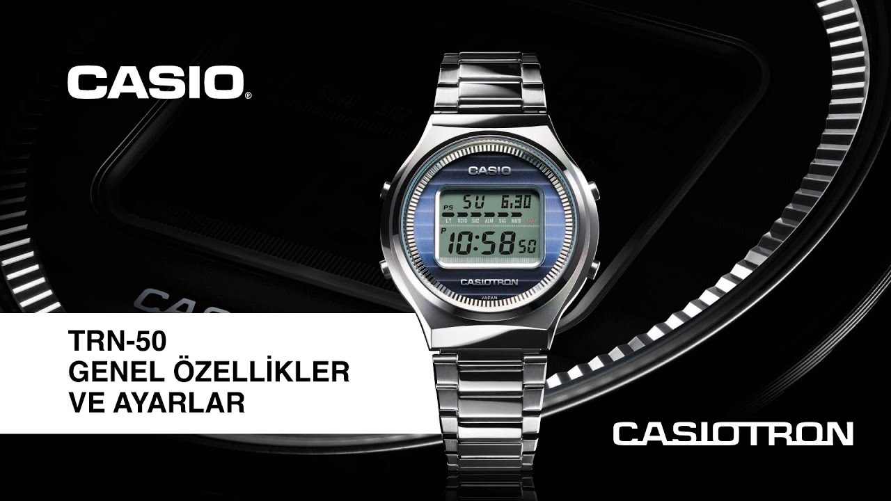 CASIO 50.Yıl Özel Modeli: CASIOTRON