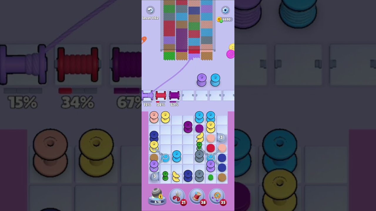 Knit Out Level 1162 Walkthrough Solution 