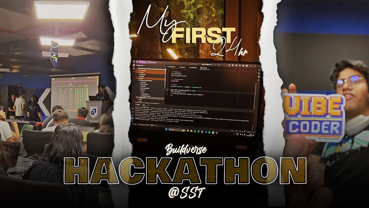 My first 24-Hour Hackathon Experience | SST Buildverse 2025