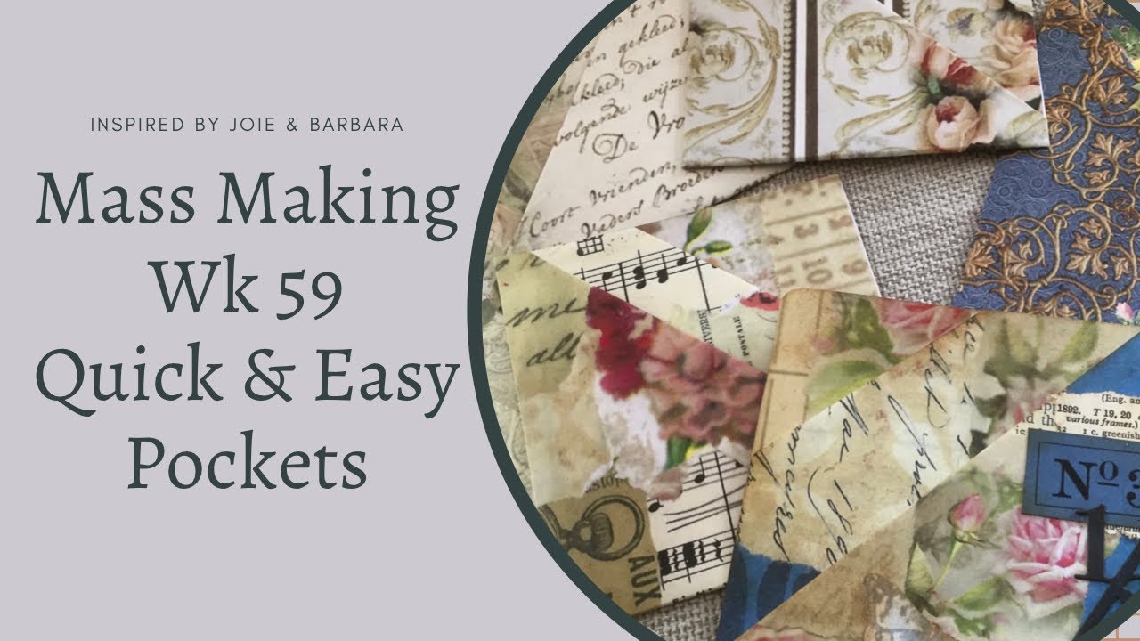 Mass Making - Quick & Easy Pockets  - Workshop 59 Mass Making Items in Bulk
