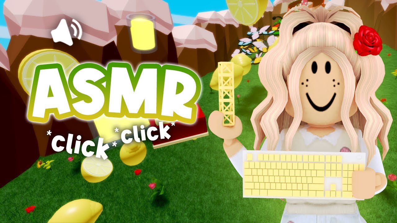 ROBLOX Rose Garden Obby but it's KEYBOARD ASMR... *VERY CLICKY* | #2